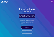 Tablet Screenshot of netty.fr