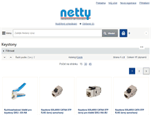 Tablet Screenshot of netty.cz
